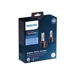 Philips H8 H11 H16 X-tremeUltinon LED 6500K +200% Brighter Light LED Bulb 12794UNIX2