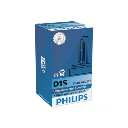 Philips D1S Xenon White Vision GEN2 85V 35W Ultimate White LED Effect Xenon Bulb 85415WHV2C1