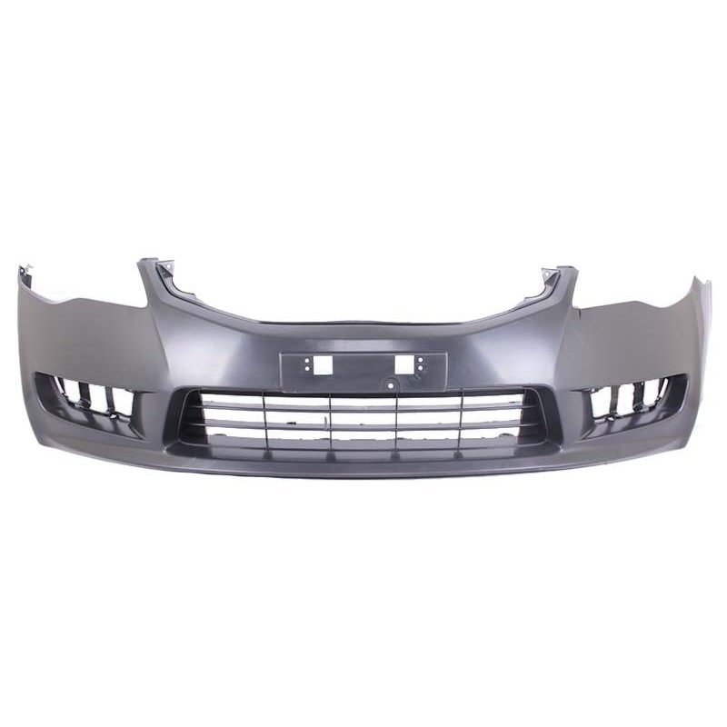 Honda Civic II 09-11 Front Bumper With Foglight Holes And Grille