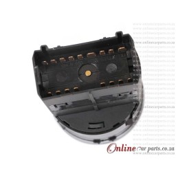 VW Polo 6R Headlight Switch With Fog Lights 17 PIN 