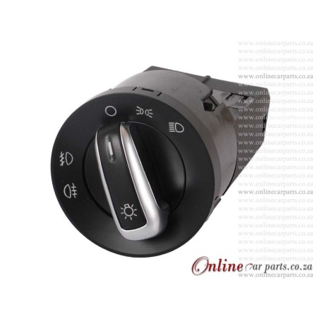 VW Polo 9N Headlight Switch With Fog Lights 17 PIN 