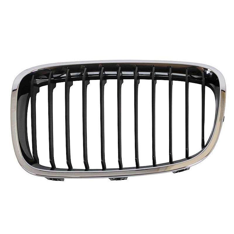 BMW 1 Series F20 11-15 Left Hand Side Chrome Front Bumper Grille