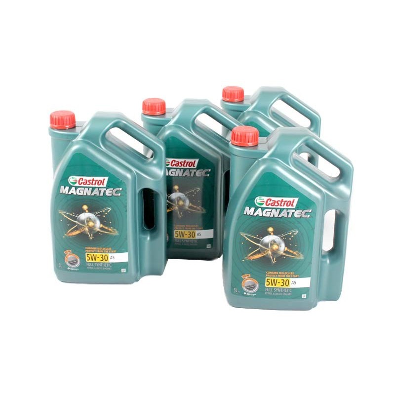 Castrol Magnatec 5W-30 5L Fully Synthetic Technology Petrol and Diesel Engine Oil - 1 CASE